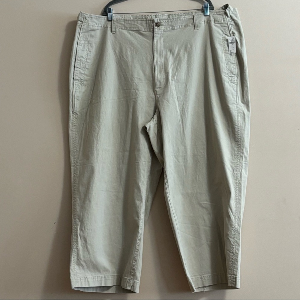 NWT Old Navy Plus Sz 26 (US 4X) Cotton Khaki Chinos